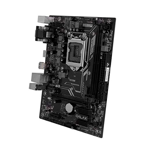 Placa Mae Intel Lga 1151 Galax Ih31cmagcxj1cw H310 Plus m Matx Ddr4 2666mhz Vga Dvi Hdmi 9th