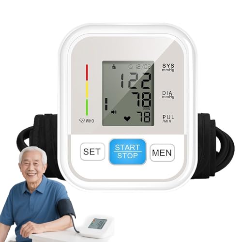 Oryzom Blutdruckmessgerät,blutdruckmessgerät Oberarm Testsieger,blood Pressure Monitor,mit Digitalem Display/Mit Komfortabler Manschette Und Speicherfunktion/Blutdruck- Und Pulsmessung-A