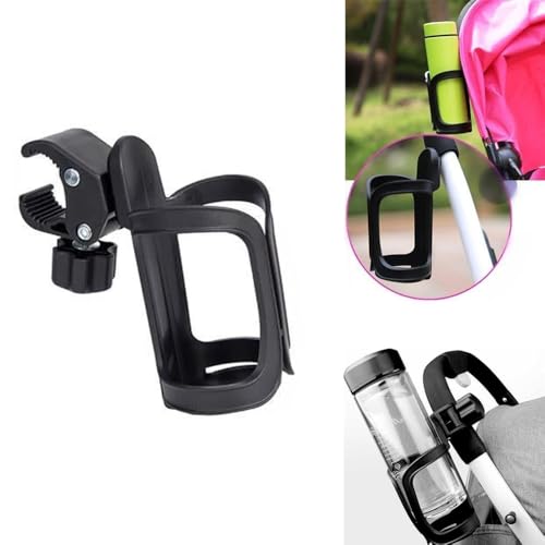 Suluk, Bebek Arabası Bisiklet Scooter Uyumlu Ayarlanabilir Şişe Biberon ve Tutucu