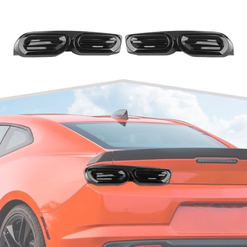 Fit for Chevrolet Camaro 2019+ Smoked Black Tail Light Lamp Cover Rear Light Trim Taillight Guards Decoration Exterior Light Accessories