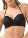 Smart & Sexy Women's Swim Secret Halter Bikini Top, Black Hue, 36DD