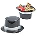 Fun Express Dozen Mini Black Plastic Top Hat Birthday Party Favor Novelty