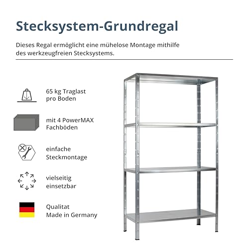 SCHULTE Regalwelt Scaffalatura con 4 ripiani