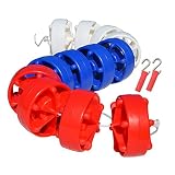 UNbit Floating Cordon Pool Safety Divider Pool Divider for Shallow and Deep End, Safety Float Lines for Swimming Pools Inground Pool Party with Hardware 2 Hooks, Bright Durable Grip Floats/Bobber (C