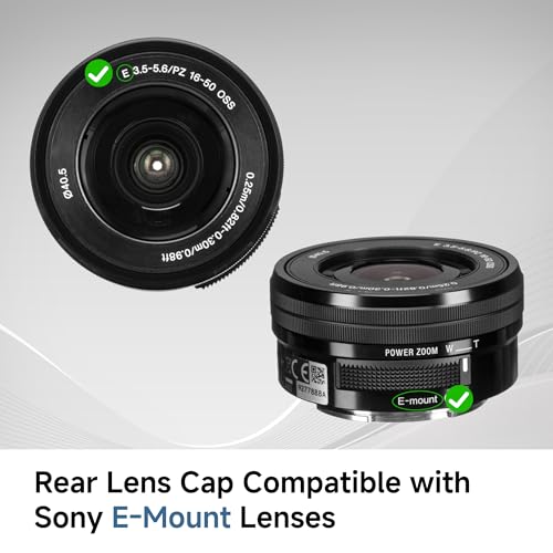 Image of 5 Pack Body Cap and Rear Lens Cover Kit for Sony A7 A7II A7III A7IV A7S A7SII A7SIII A7R A7RII A7RIII A7RIV A7RV A7C A7CII A9 A9II A6700 A6600 A6500 A6400 A6300 A6100 A6000 A5100 ZV-E1 ZV-E10 & More | for Sony A7 III IV A7SII A7SIII A7S3 A7R II III A7RIV A7RV A7RVI A7CII A7CR A9 II A6700 A6600 A6500 A6400 A6300 ZV-E10 & More