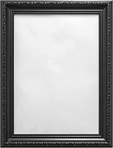 ORNATE SHABBY CHIC STYLE BLACK PICTURE PHOTO POSTER FRAME A4