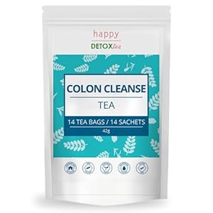 Happy Detox Tea – Colon Cleanse – Ontgifting – Afvallen – 4 weken – 14 theezakjes