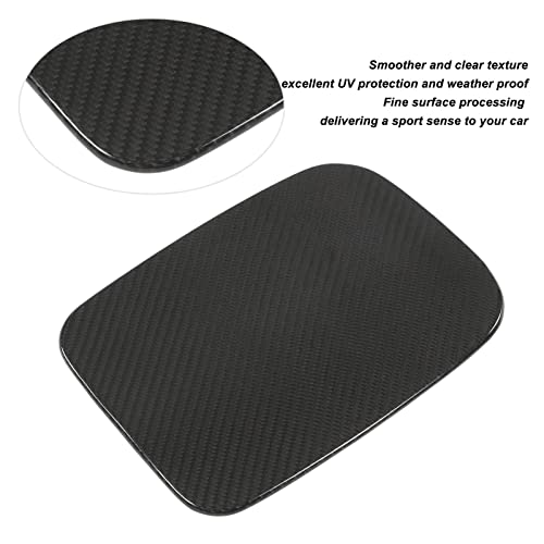 Decoração exterior da tampa de combustível, resistente à fibra de carbono seco acabamento exterior d