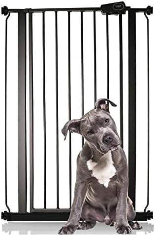 Bettacare Child and Pet Gate Pressure Fit Stair and Pet Gate (139.8cm - 147.4cm, White)