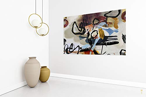 Affiche murale adhésive, décoration murale - Art Abstrait (130x90cm) Cover