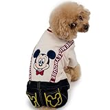 ペットパラダイス 犬 服 冬 ディズニー サスペンダー 付き パンツ つなぎ ディズニー ミッキー 秋冬 蝶ネクタイ 【参考 DS 中くらいダックス (～5kg) ペットパラダイス国内直営店72店舗展開2025/10/1時点】 必見