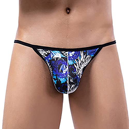 Knickers Sexy Ride Up Sous-vêtements pour homme, bleu foncé, XL
