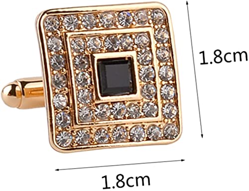 Liupp Cufflinks Men's Classic Stainless Steel Cufflinks Tuxedo Cufflinks, Creative Men's Cufflinks, French Style Diamond Cufflinks Shirt Stud (Color : Silver) #TOP1