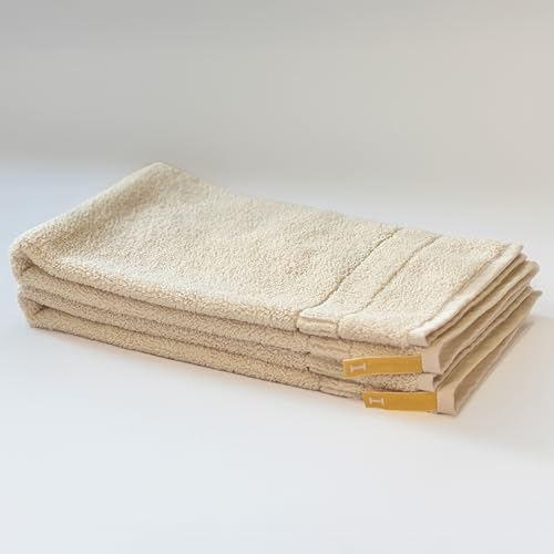 Highly Absorbent Organic Cotton Hand Towels, Soft & Durable, Made