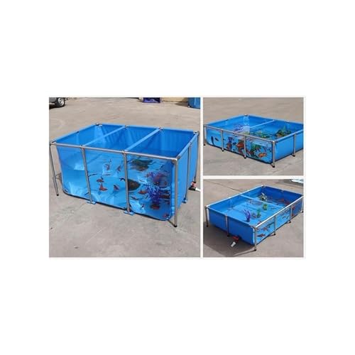 Piscina Acima Do Solo, Lagoa De Piscina De Aquário Transparente Com Válvula De Drenagem, Estrutura D