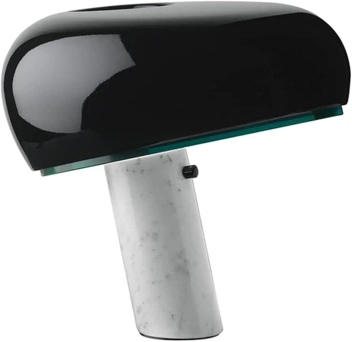 Lampada da tavolo flos snoopy nero by achille e pier giacomo castiglioni F6380030