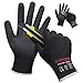 Produktbild KAYGO 2 Paar Arbeitshandschuhe Schnittfest Level 5, KG21N, Nitril Beschichtet Rutschfester Griff, Maschine Waschbar, EN388 4X42C Schnittschutz Handschuhe für Lager, Bau (Schwarz, XL, Gr 10)