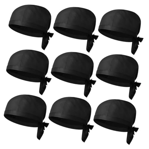 Chapeau de Chef Toque de Cuisine VANZACK - Lot de 9 Pièces pour Restaurant