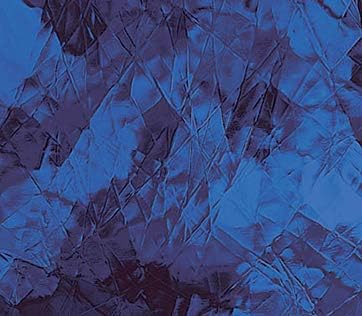 Oceanside Fusible Art Glass Sheet - Dark Blue Artique - 96 COE - 8" X 12" (.67sf) By Stallings Stained Glass