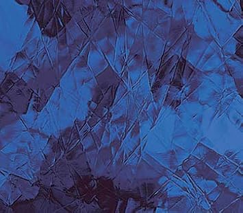 Oceanside Fusible Art Glass Sheet - Dark Blue Artique - 96 COE - 8" X 12" (.67sf) By Stallings Stained Glass