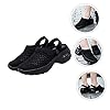 Holibanna Mesh Slippers for Women Breathable Half Slippers for Summer Shoes Lightweight and Comfortable for Indoor and Outdoor Use Black #4