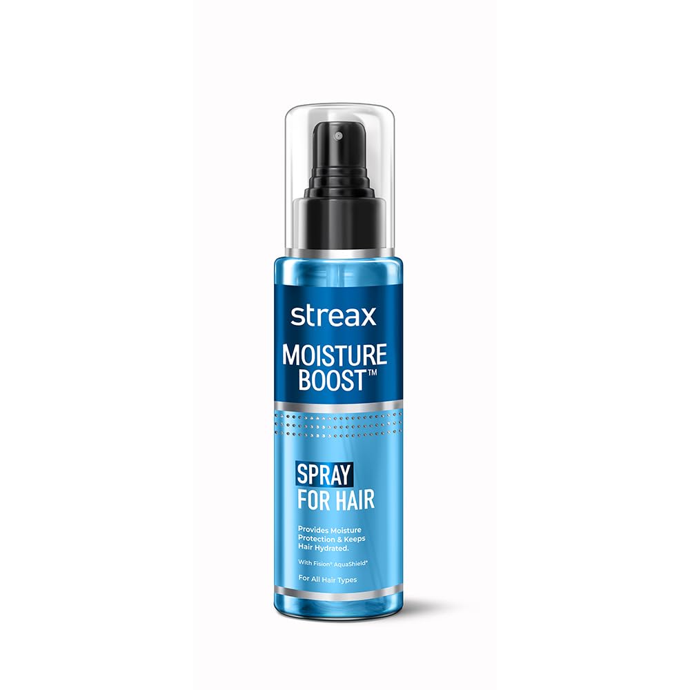 Streax Moisture Boost Spray Hair Serum, 50 ml for Women & Men II Hydrating, Frizz Free,Smooth & Silky finish II With Fision AquaShield-image-13