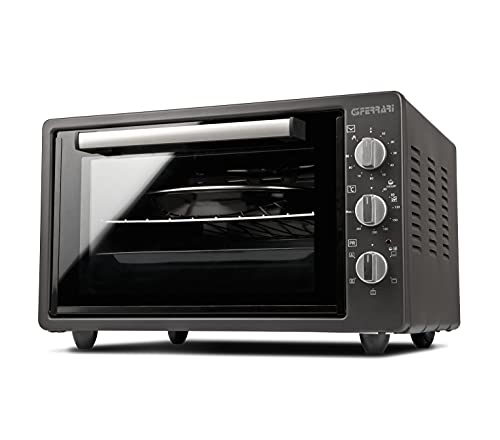 G3 Ferrari G10147 Forno elettrico ventilato 'Rostò Titanium 37', 1300W, 37 Litri, 40 - 280°C, Metallo, Grigio Antracite