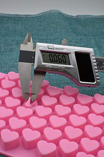 Molde de silicón para cubitos en forma de corazón mini, pack 2 miniatura 5