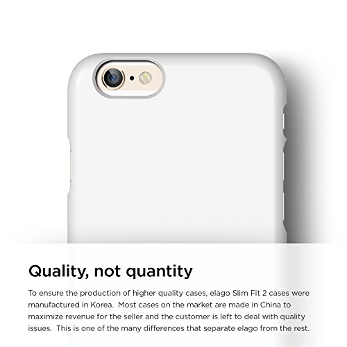 Elago [Slim Fit 2[White] - [Light][Minimalistic][True Fit] - For Iphone 6 Plus Only #TOP1