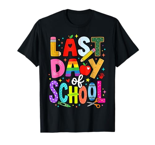 Teacher Student Classroom Fun End of Year Last Day of School T-Shirt