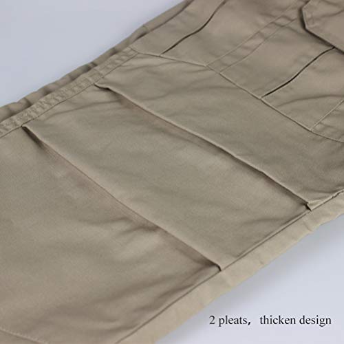 Men's Water Resistant Pants Straight Fit Tactical Combat Army Cargo Work Pants With Multi Pocket (#56 Gray Green, Tag Xl) #TOP4