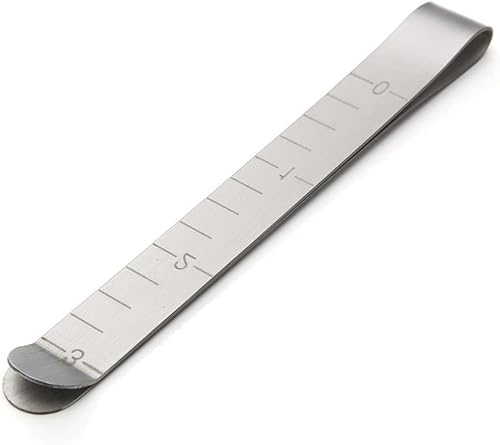 Miniatura 2 de ikasus Paquete de 20 clips de costura de acero inoxidable para dobladillo, regla de medición de 3 pulgadas, suministros de acolchado para clips de
