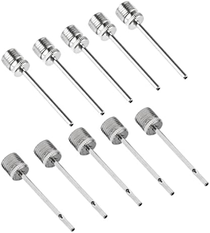 harayaa Inflating Pump Sports Pin Valve Adaptor Adaptor Stainless Steel Standard Thread Suitable for Basketball Football Soccer - 5