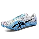 Feldschuhe, Leichtathletik-Laufschuhe für Sprint und Mitteldistanz, für Herren, Damen, Kinder, atmungsaktiv, für Rennen, Springen, Sprint-Lauf-Sneaker,B,37