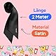 Sinful Deluxe Satin Augenbinden für Sex - Schwarz Sexspielzeug für Paare - Augenbinde für Frau Sex - Weiche Augenbinde BDSM Blindfold Sex - Augenmaske für Frau Sex aus Satin