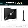 Hisense 40-Inch Class QD4 Series Hi-QLED FHD Smart Fire TV (40QD4QF, 2025 Model) - Quantum Dot Color, DTS Virtual: X, Alexa Built in, Slim Bezel Design