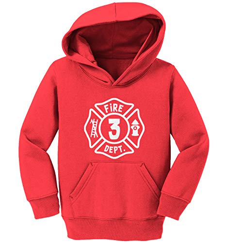 Haase Unlimited Firefighter - Third Birthday 3 Toddler/Youth Fleece Hoodie2