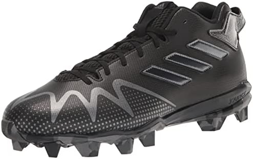 adidas Men's Freak Spark MD-Team Football Shoe, Black/Night Metallic/Black, 8