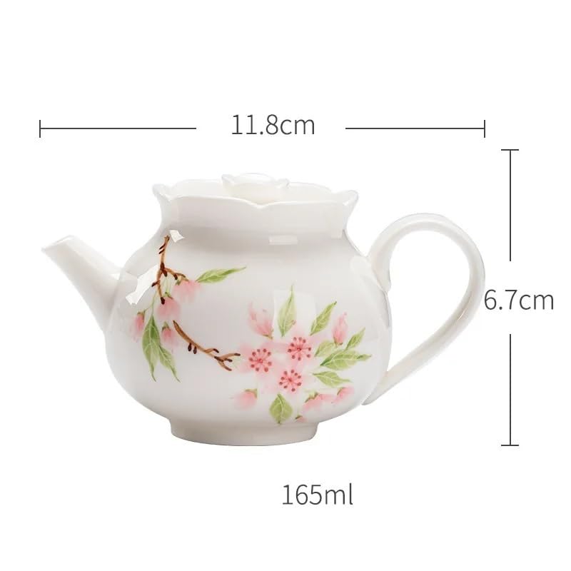 Teiere Teiera Dipinta a Mano da 165 ml Teiere Caffettiera Teiera Infusi Bollitore Accessori for Bicchieri Teiera