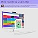 HP 27 inch All-in-One Desktop PC, FHD Display, AMD Ryzen 7 7730U, 32 GB RAM, 1 TB SSD, AMD Radeon Graphics, Windows 11 Home, 27-cr0012 (2024)