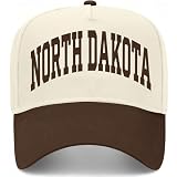 North Dakota Collegiate Hat (US, Alpha, One Size, Brown/Natural)