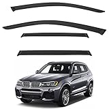 LQQDP Smoke Tint Vent Window Visors