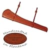 Outfitters Supply Guides Premium U.S. Tanned Leather Carbine Rifle Scabbard for Lever Action Rifles; SBR Scabbard; Attaches To Saddle, ATV/UTV With 52” Heavy Duty Straps; STD, 31" #1