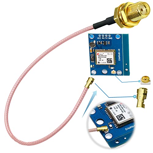 Image of TUOLNK 5PCS SMA Female to IPX U.FL RG178 Coaxial Cable, 4 inch(10cm) SMA MHF1 UFL Low Loss Jumper Extension Cable for WiFi Router, Antenna, Security Camera, GPS Devices