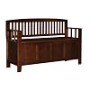 Linon Home Dcor Linon Home Decor Cynthia Storage Bench 50w x 1725d x 32h Walnut