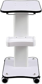 FLYIFE Movable Hand Trucks Storage,Kitchen Movable Trolleys, Beauty Salon Trolley with Universal Wheel, Service Cart for Barber Shop,Salon, Shop,50Kg Load Capacity