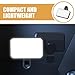 Homoyoyo Portable Clip Led Camera Light Brightness for Live Streaming and Photography for Makeup Video Conferencing and Gaming