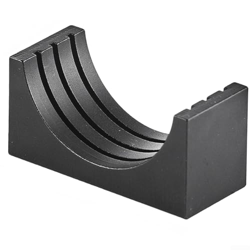 Gdfnmogo Soporte de filtro de café de aleación de aluminio para cestas de café espresso de 50 mm y 57 mm, estante de almacenamiento compacto que ahorra espacio con base estable y moderno
