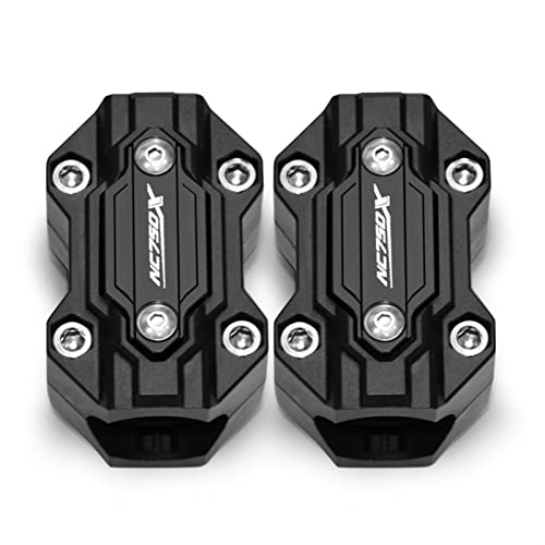Bloc décoratif protection pare-chocs NC750X finition noire haut de gamme