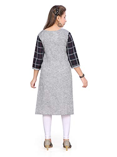Image of Aarika Girl's Blue Coloured Kurti